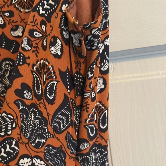 Rare Halloween 100% Silk Marc by Marc Jacobs Dress with Bat/Autumn Print - Picture 8 of 10